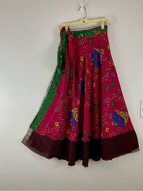 Reversible Maxi Wrap Skirt